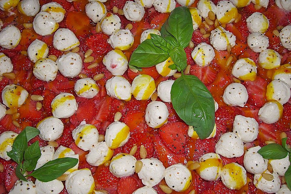 Mozarella mit Tomaten