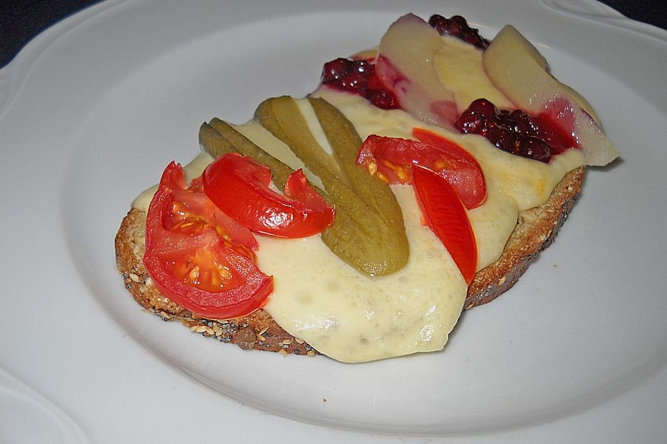 Raclette-Toast à la Merceile