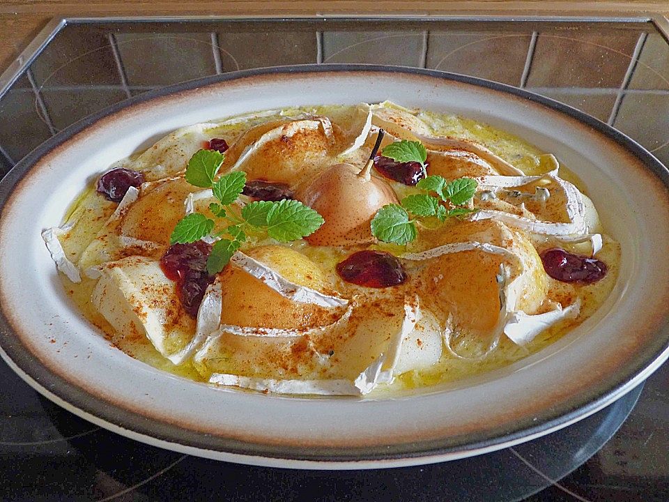 Süß - scharfe heiße Früchte, mit Käse überbacken von Stift1 | Chefkoch