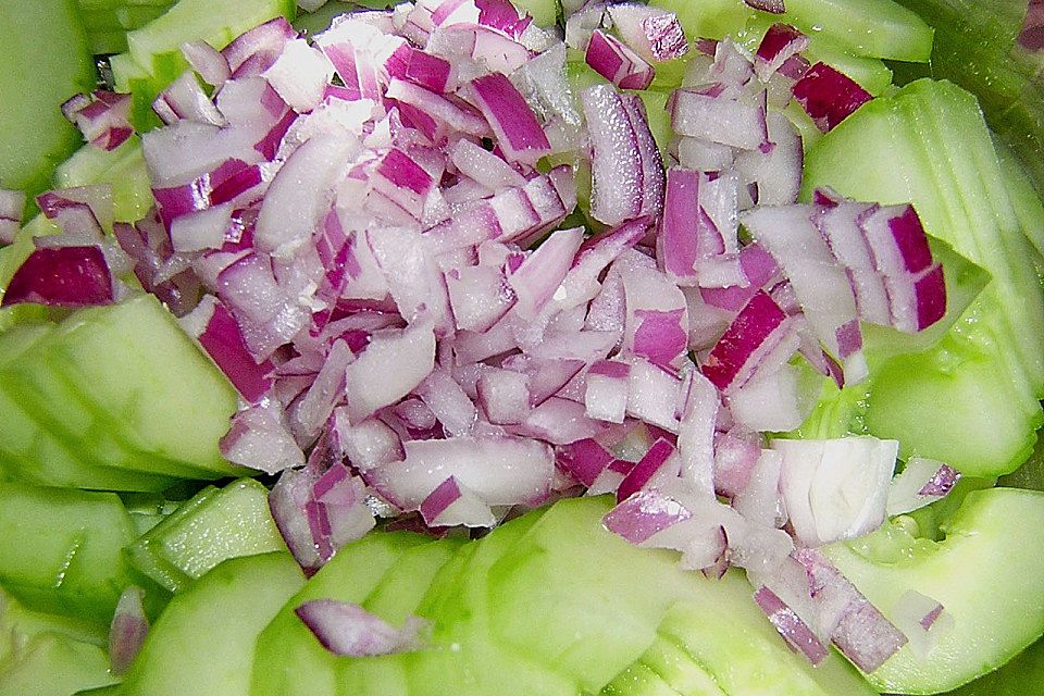 Asiatischer Gurkensalat