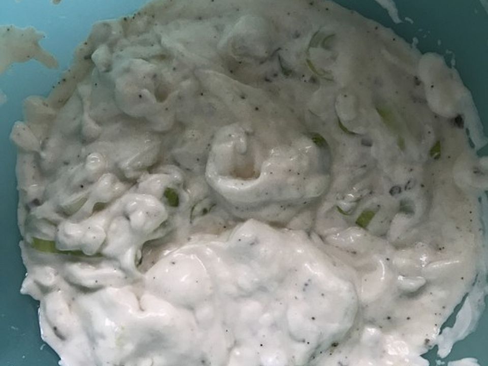 Frischer Knoblauch - Frühlingszwiebel - Dip von Elfe80| Chefkoch