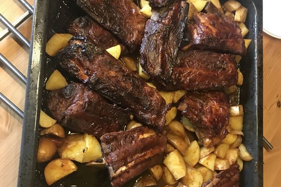 Spareribs, perfekt mariniert