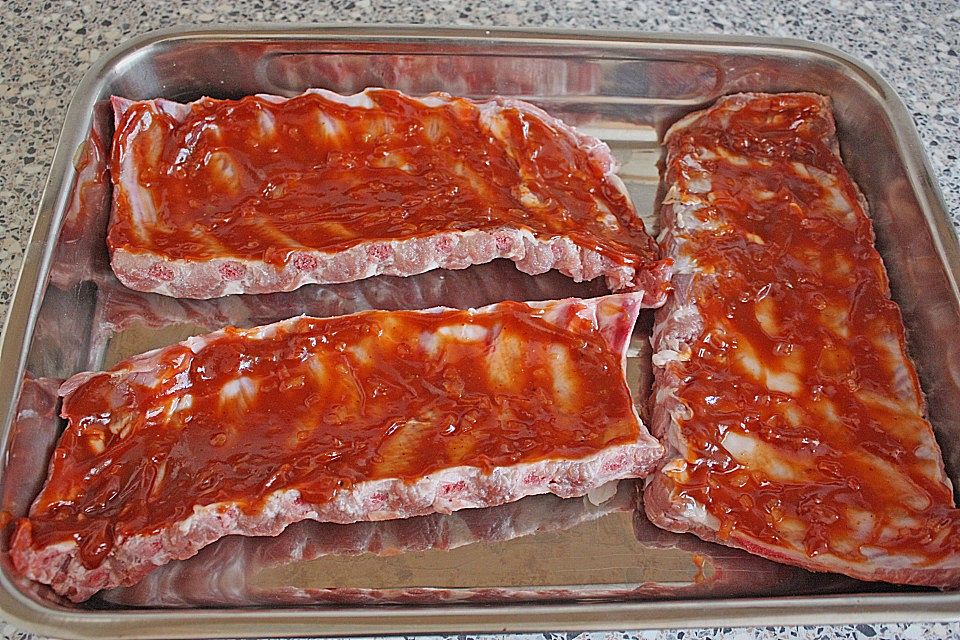 Spareribs, perfekt mariniert