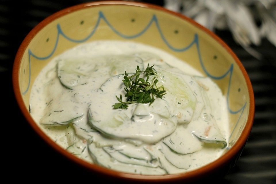 Gurkensahnesalat Gurkensahnesalat