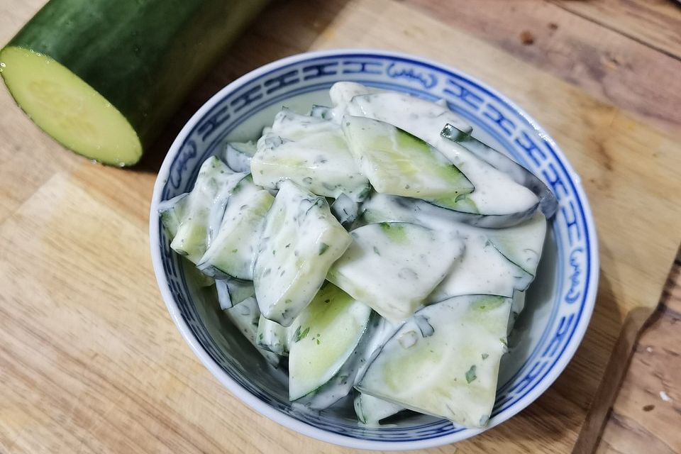 Gurkensahnesalat Gurkensahnesalat