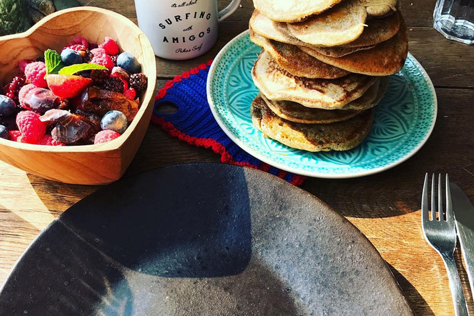 Pfannkuchen mit Hafermilch