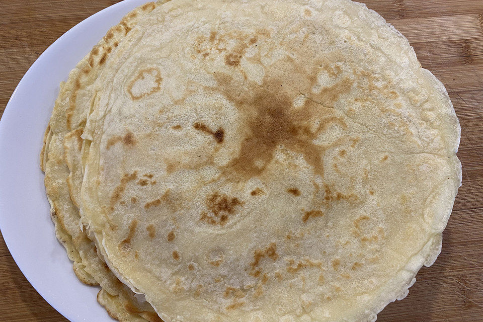 Pfannkuchen mit Hafermilch