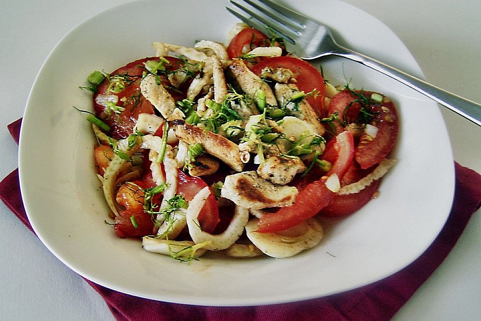 Fenchel - Tomaten - Salat