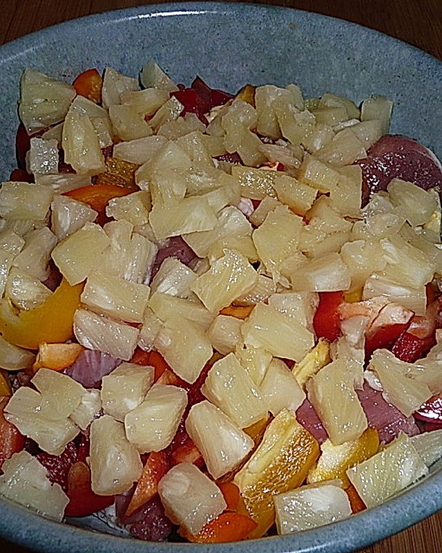 Schnelles Schweinefleisch-Gemüse-Curry aus dem Ofen