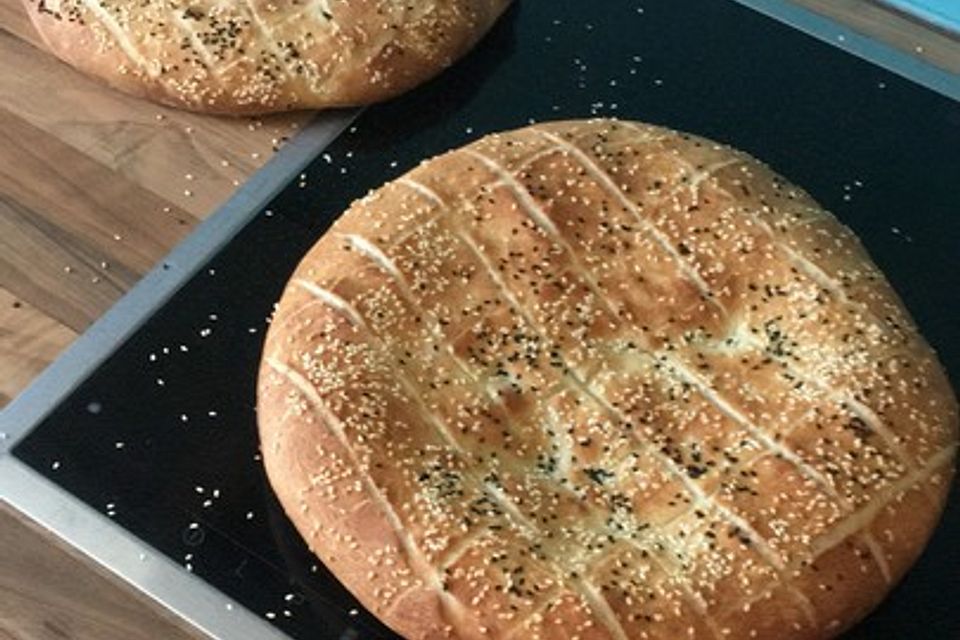 Fladenbrot auf türkische Art