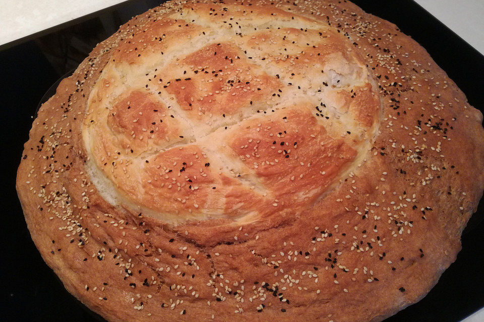 Fladenbrot auf türkische Art