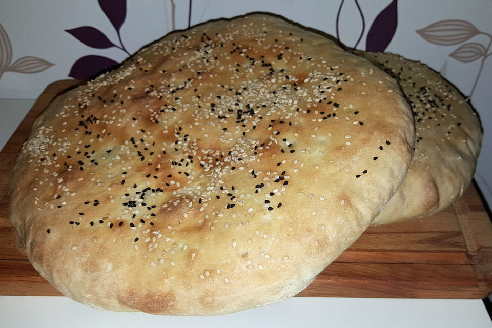 Fladenbrot auf türkische Art