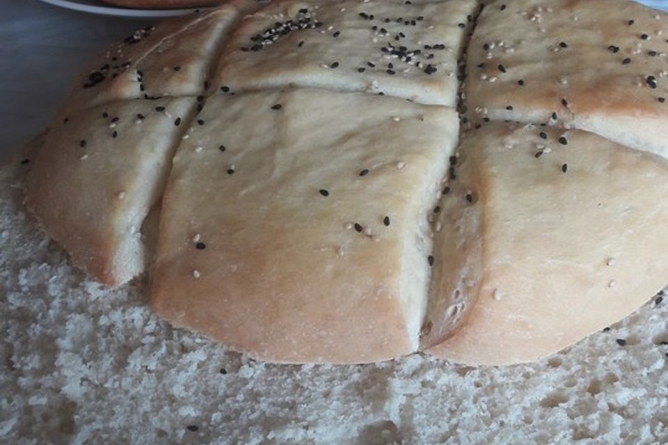 Fladenbrot auf türkische Art