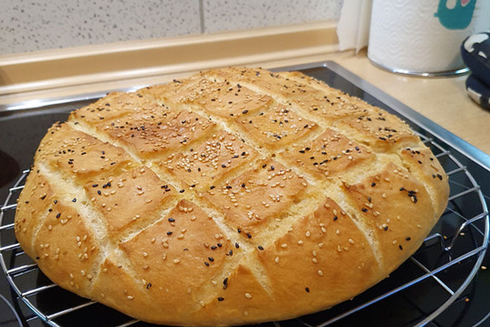 Fladenbrot auf türkische Art