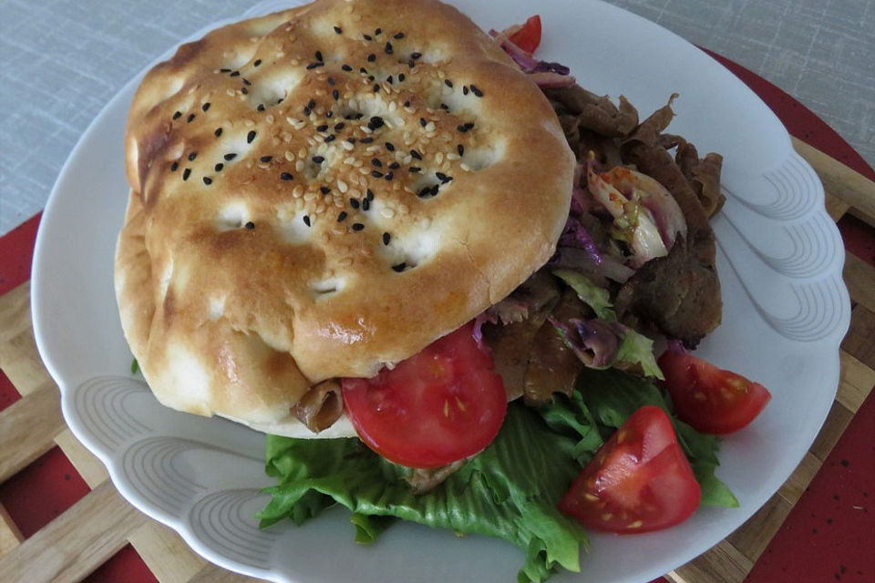 Fladenbrot auf türkische Art