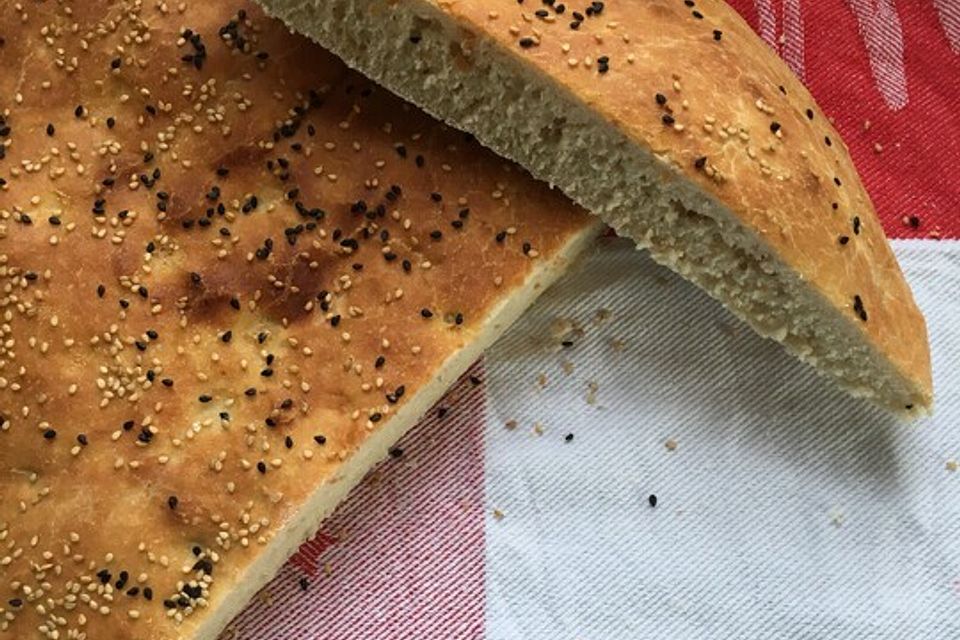 Fladenbrot auf türkische Art