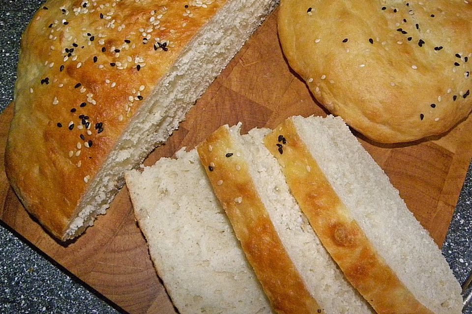 Fladenbrot auf türkische Art