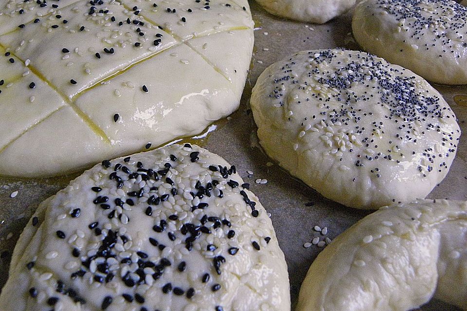 Fladenbrot auf türkische Art