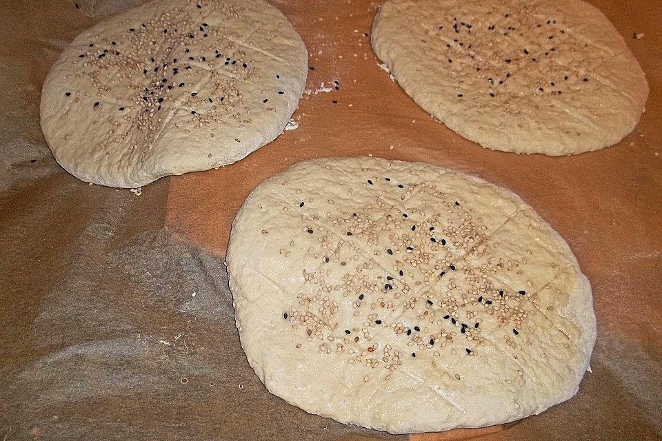 Fladenbrot auf türkische Art