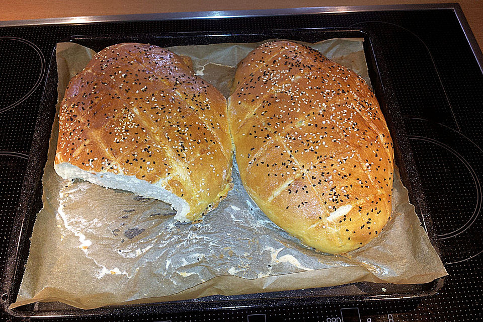 Fladenbrot auf türkische Art