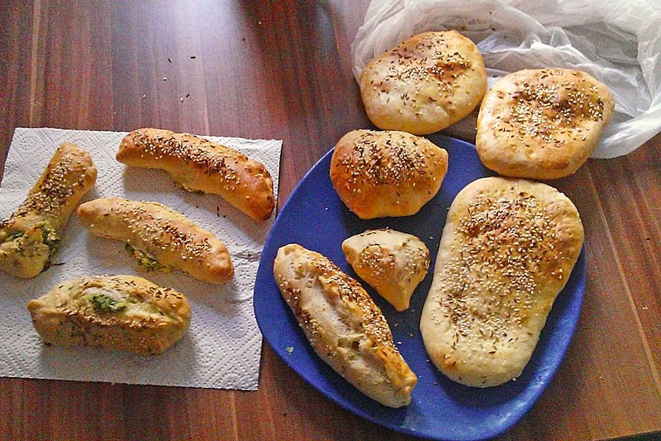 Fladenbrot auf türkische Art