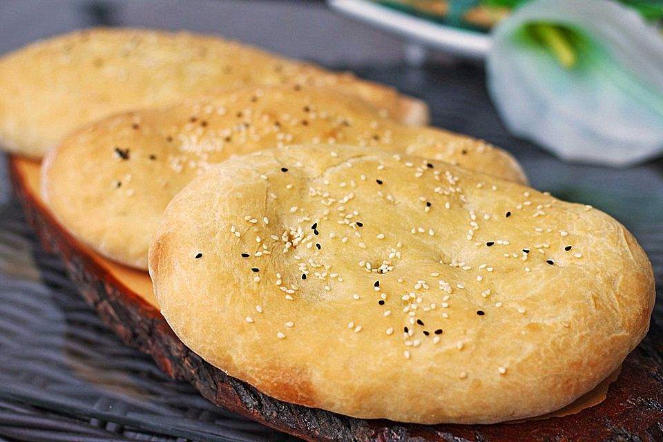 Fladenbrot auf türkische Art