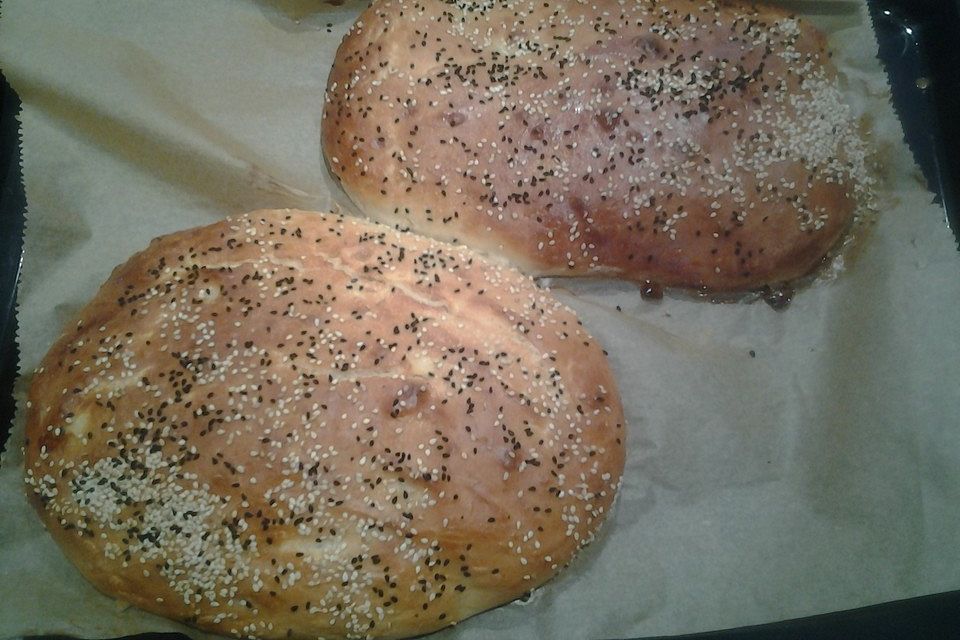 Fladenbrot auf türkische Art