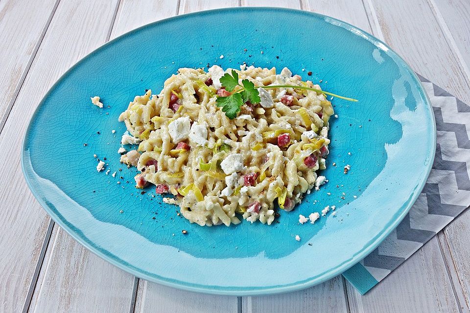 Speck - Lauch - Käsespätzle