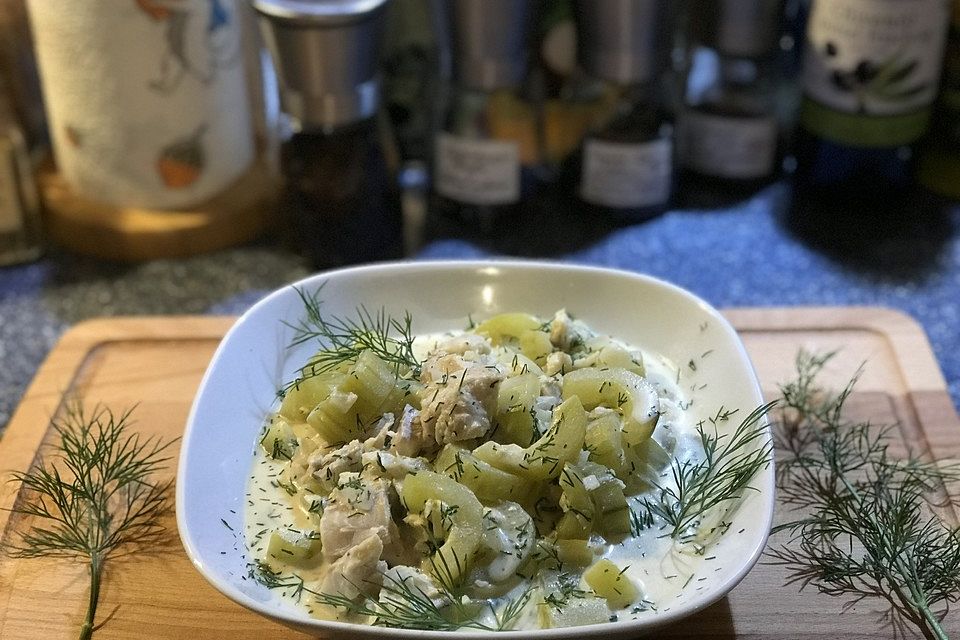 Gurken - Fischragout mit Dill