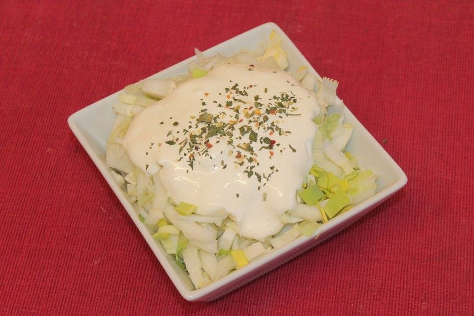 Lauch - Chinakohl - Salat