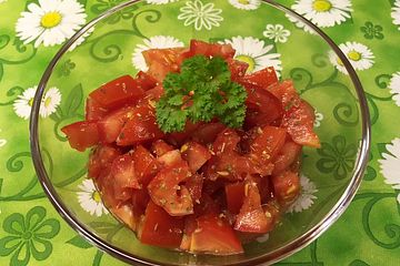 Tomatensalat auf sizilianische Art