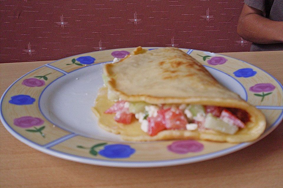 Gefüllter Pfannkuchen