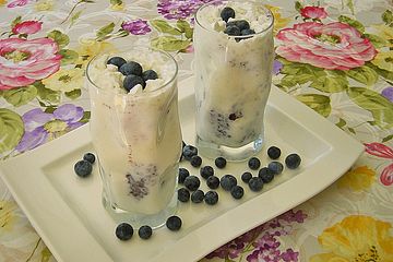 Blueberry - Meringe - Milchshake