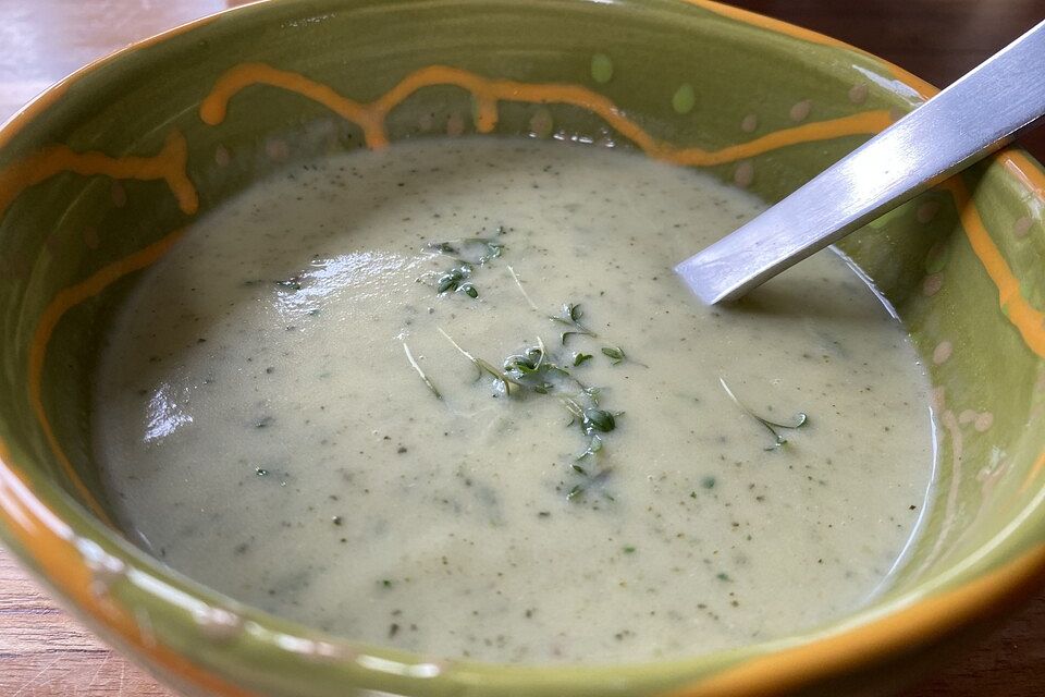 Birnen - Kresse - Suppe