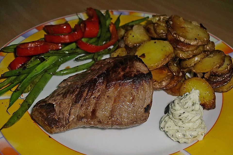 Hirschsteak