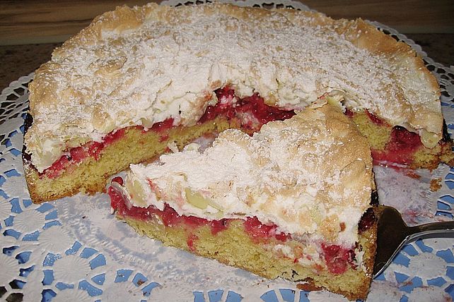 Uschis Johannisbeerkuchen mit Mandelbaiser von ufaudie58| Chefkoch