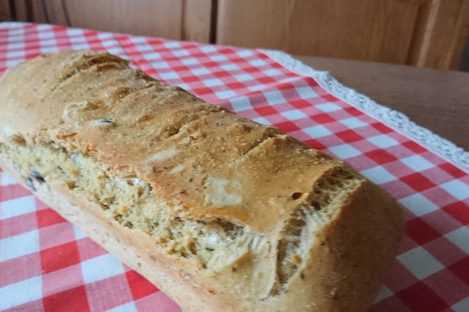Schnelles Kürbiskernbrot Schnelles Kürbiskernbrot