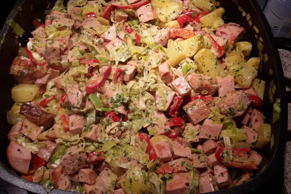 Leberkäsepfanne