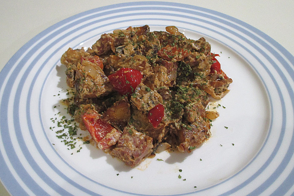 Leberkäsepfanne