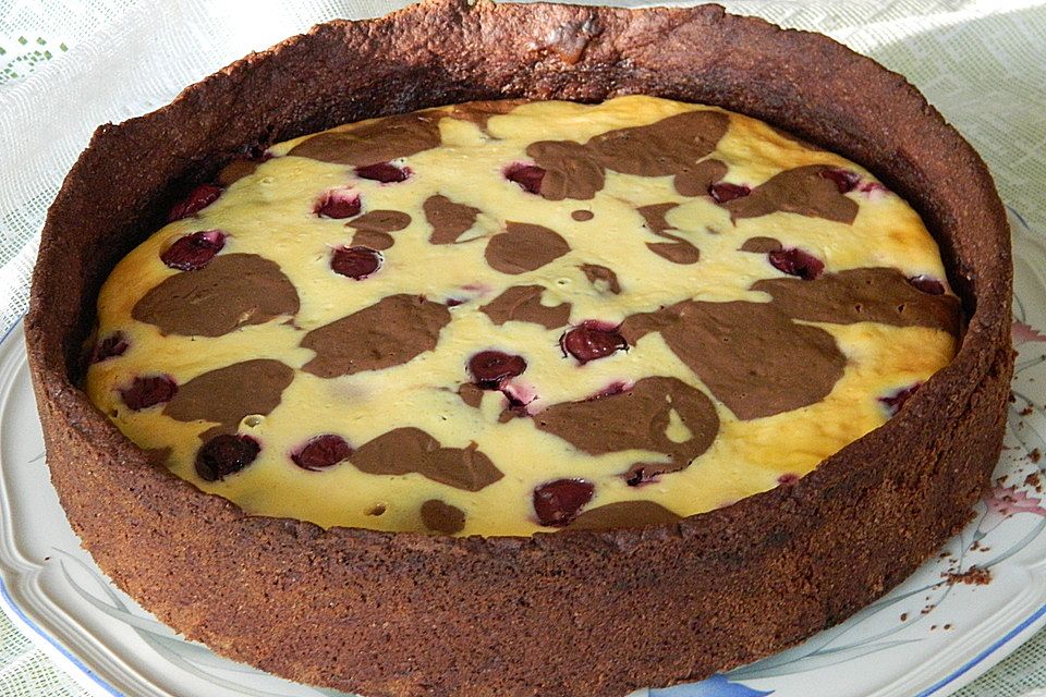 Nutella - Kirsch - Käsekuchen