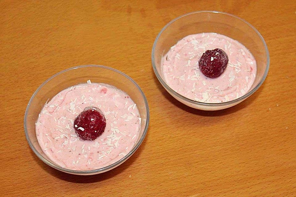 Erdbeermousse