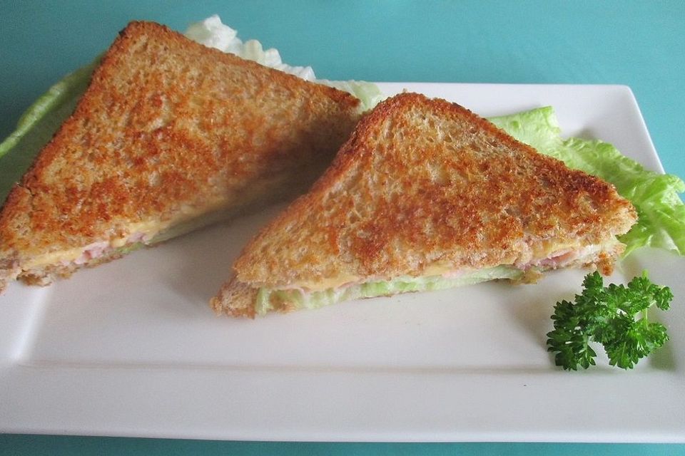 Grilled Ham and Cheese Sandwich