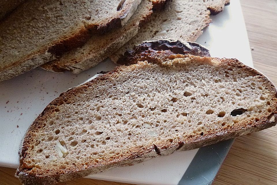 Würzig - malziges Roggenmischbrot mit Sauerteig