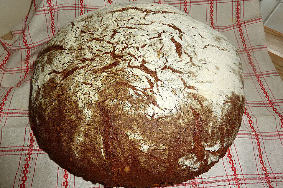 Würzig - malziges Roggenmischbrot mit Sauerteig