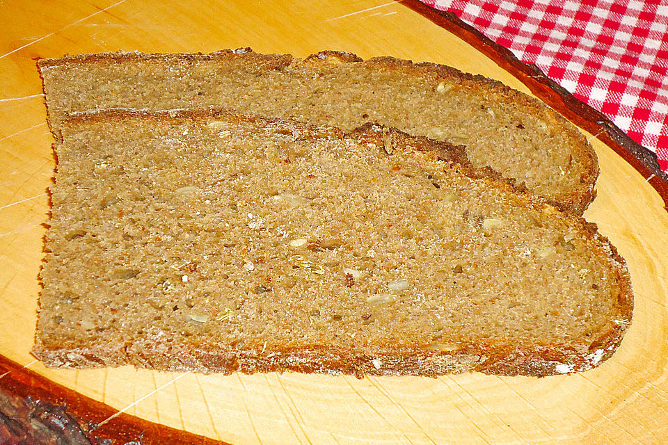 Würzig - malziges Roggenmischbrot mit Sauerteig