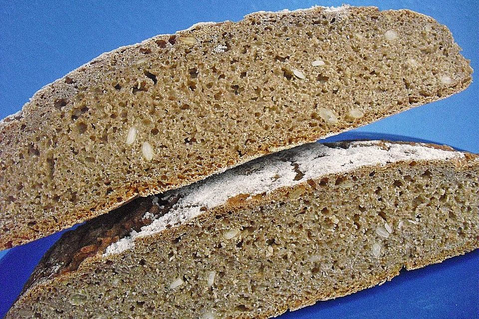 Würzig - malziges Roggenmischbrot mit Sauerteig