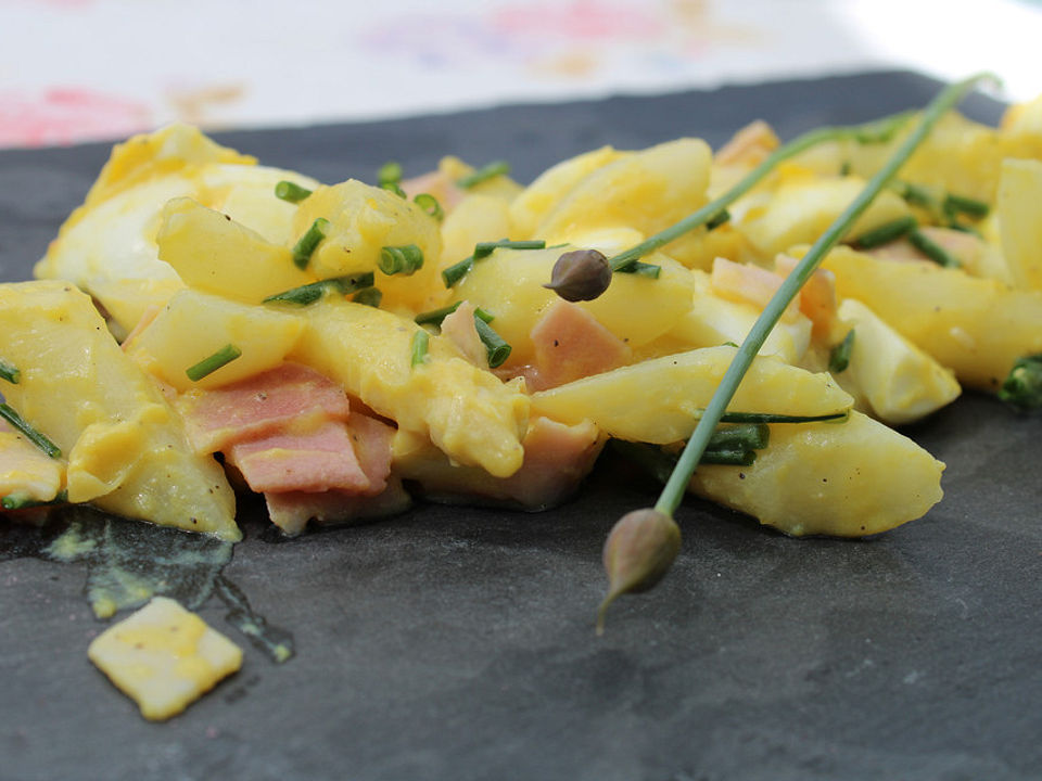 Pfälzer Spargelsalat mit Schinken und Ei von Susele| Chefkoch
