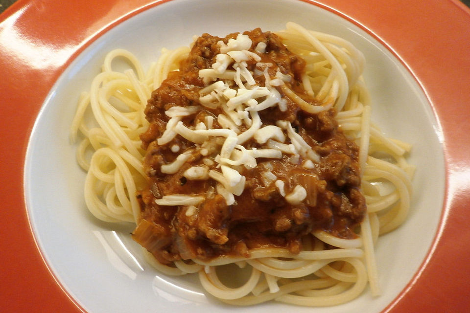 Schnelle Tomaten - Bolognesesauce mal anders