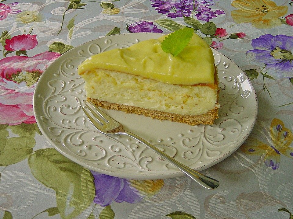 Zitronen - Käsekuchen mit Lemon Curd von Pumpkin-Pie| Chefkoch