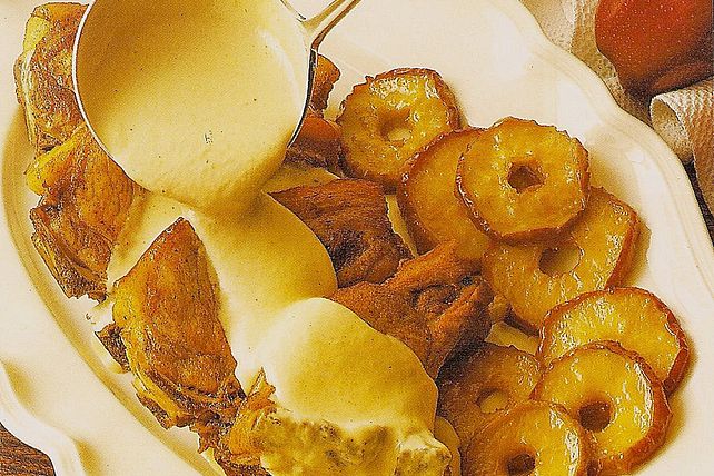 Schweinekoteletts mit Äpfeln und Sahne von rol3ex| Chefkoch